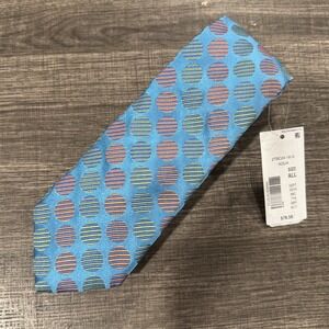 Ted Baker London NWT Silk Tie STYLE#2TBC24-1812‎ Aqua Made In Italy 100% Silk